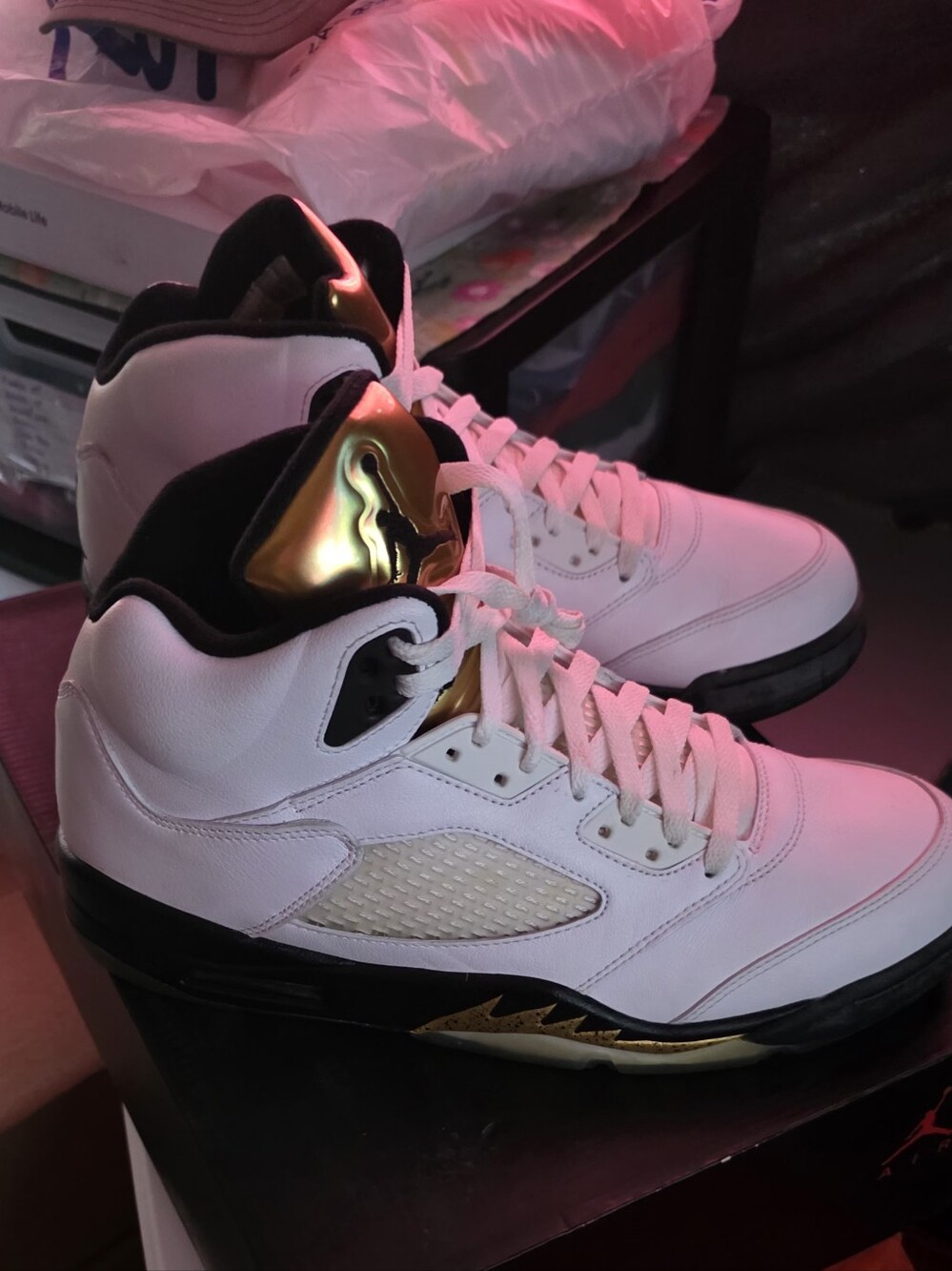 Size 11 Retro 5 Jordan Olypmics